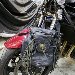 Harley Davidson purse black leather